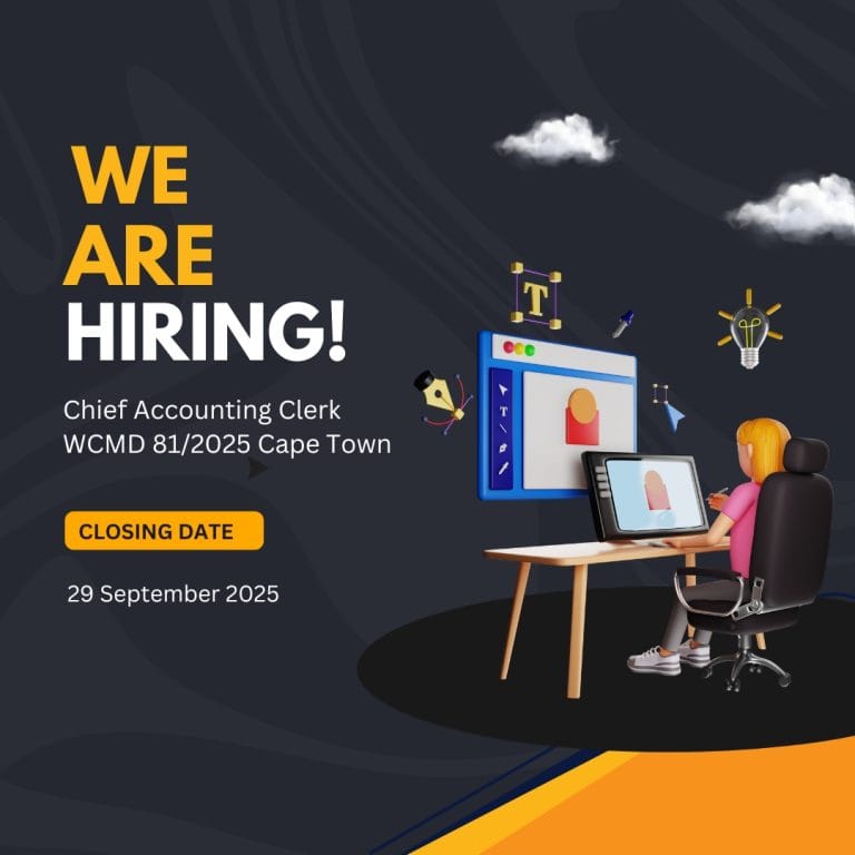 Chief Accounting Clerk WCMD 81/2025 Cape Town