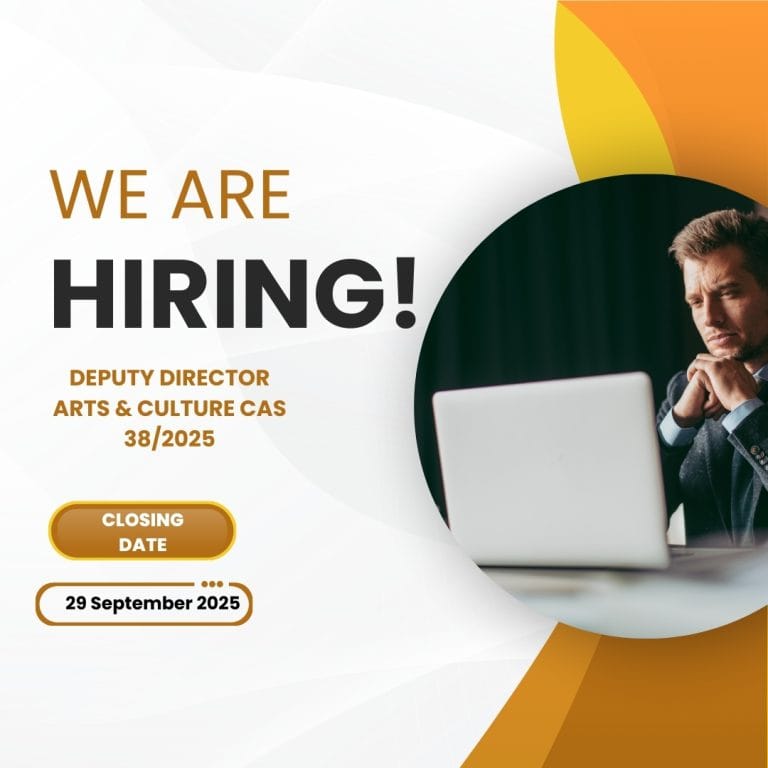 Deputy Director Arts & Culture CAS 38/2025
