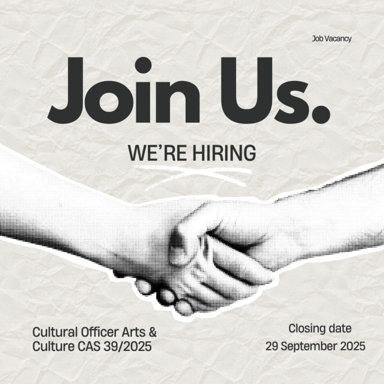 Cultural Officer Arts & Culture CAS 39/2025
