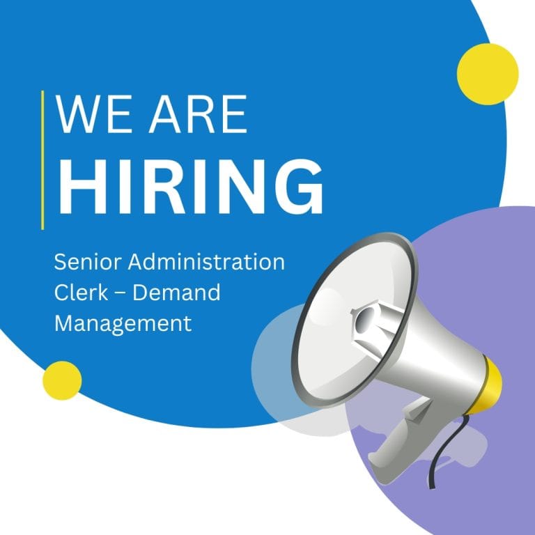Senior Administration Clerk – Demand Management