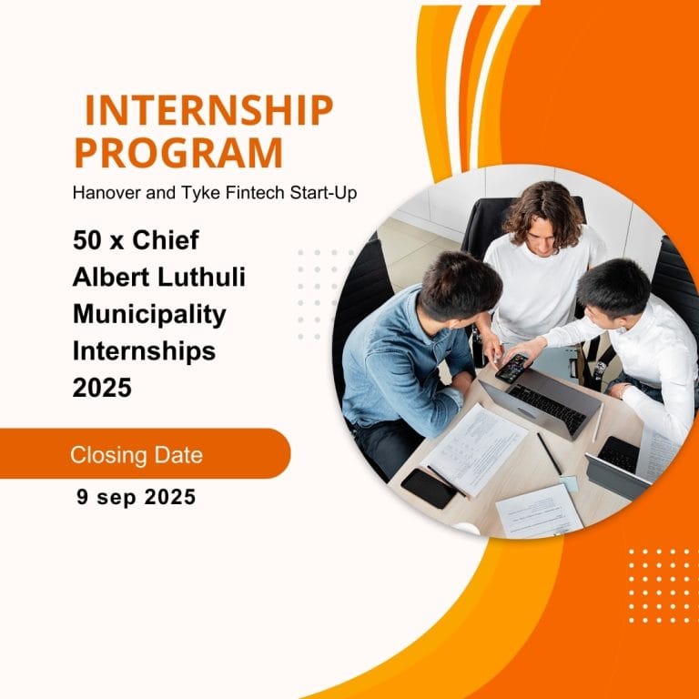 50 x Chief Albert Luthuli Municipality Internships 2025 SA