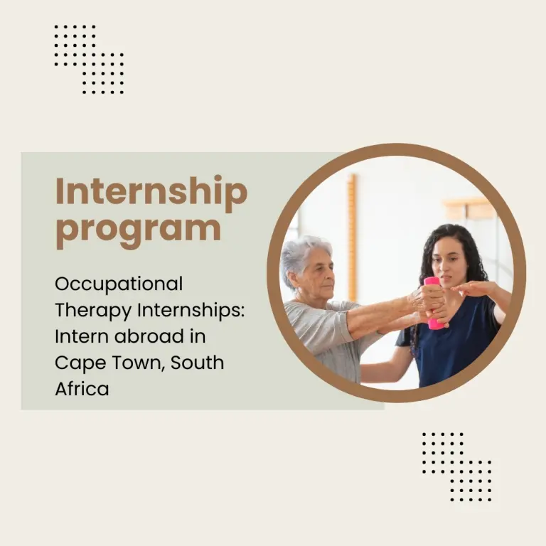 Occupational Therapy Internship in Cape Town, South Africa